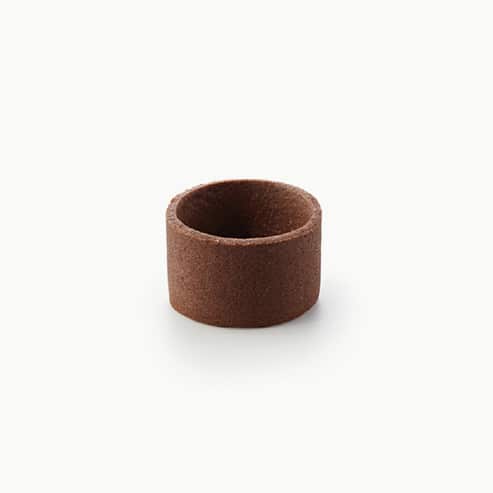 Mini Tartaleta Recta, Cacao 38 mm DIS402 - Imagen 1