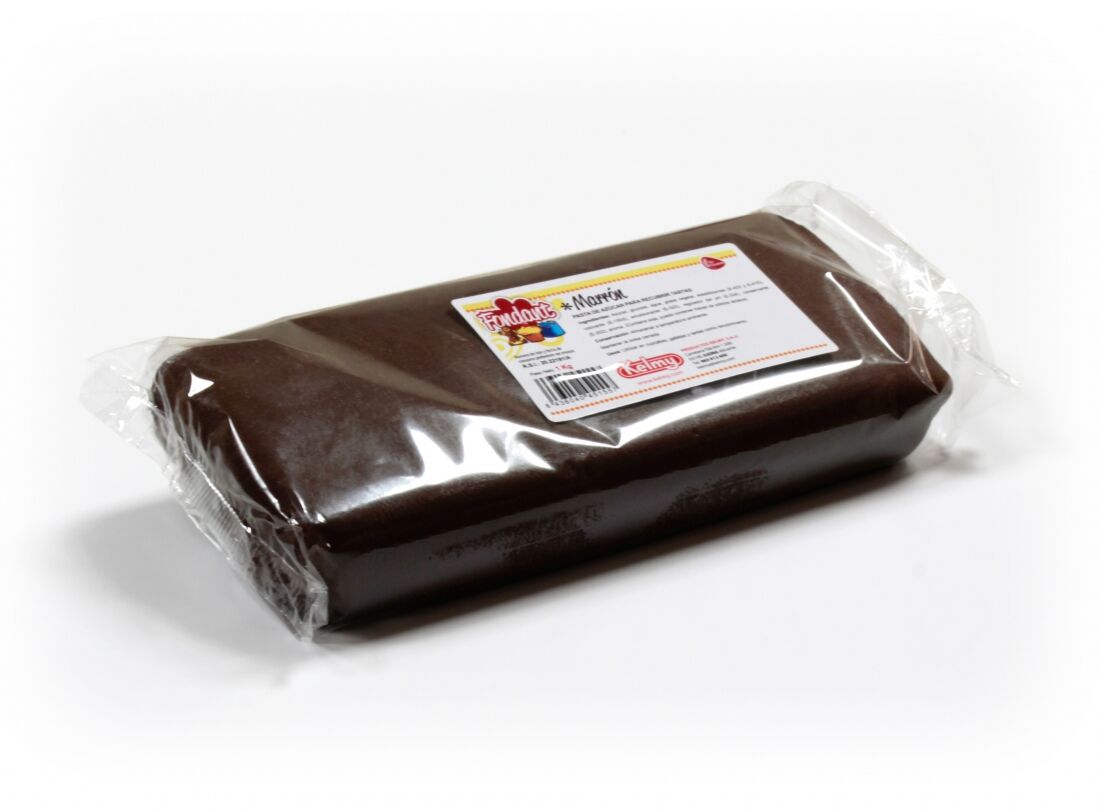 FONDANT MARRON SUGAR PASTE MARRON - 1 KG - Imagen 1