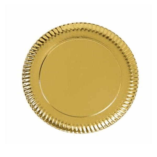 PLATO N32 cm ORO - 50 Unidades - Imagen 1