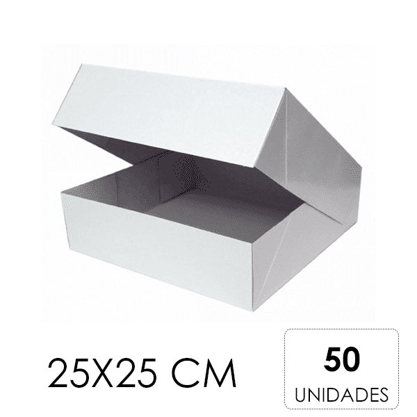 producto CAJA PASTELERIA 25x25 cm  - 50 Unidades - Imagen 1