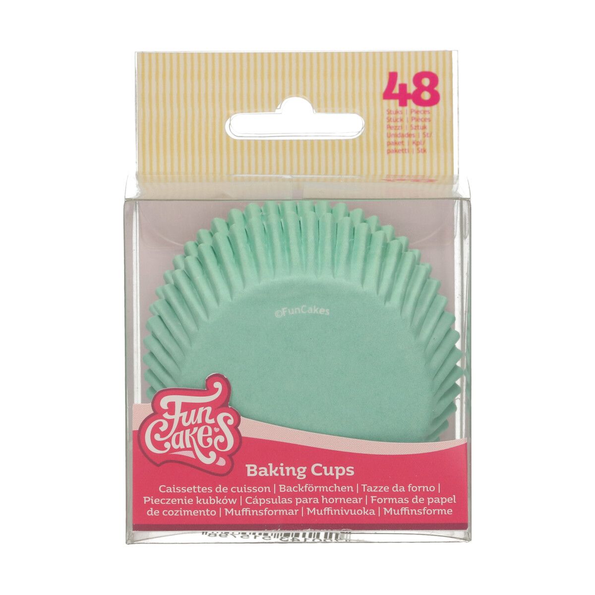 1 FUNCAKES CÁPSULAS PARA HORNEAR MINT GREEN 48U - Imagen 1
