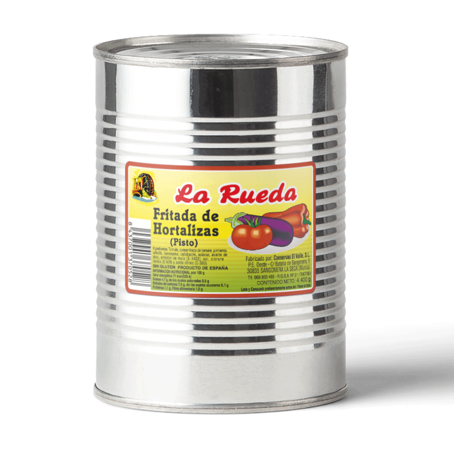 FRITADA DE HORTALIZAS PISTO - LA RUEDA 4.4 KG - Imagen 1